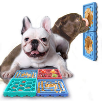 HKM-6383037 Dog Licking Mat Slow Feeder with Suction Pad in Multiple Colors