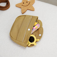 HKM-6384829 Pet Dog Canvas Backpack in Pink and Brown - Sizes S & L, All-Season Design