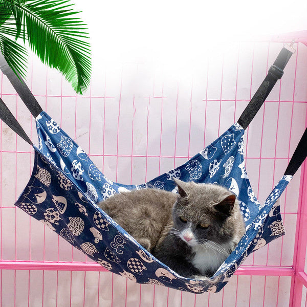 HKM-6386621 Adjustable Summer Linen Cat Hammock in Multiple Colors and Sizes