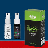 HKM-638739 Digital Product Data Line Cleaner - 20ml, Non-Corrosive Cleaning Solution for Cables and Screens
