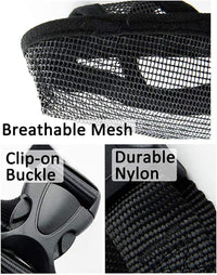 HKM-6388285 Breathable Mesh Dog Muzzle for Anti-Biting, Anti-Barking, and Controlled Eating - Suitable for Large, Medium, and Small Dogs