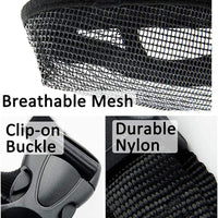 HKM-6388285 Breathable Mesh Dog Muzzle for Anti-Biting, Anti-Barking, and Controlled Eating - Suitable for Large, Medium, and Small Dogs