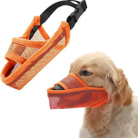 HKM-6388285 Breathable Mesh Dog Muzzle for Anti-Biting, Anti-Barking, and Controlled Eating - Suitable for Large, Medium, and Small Dogs