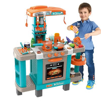 HKM-638867 Realistic Miniature Dollhouse Kitchen Toy Set for Kids, Ages 2-7, Plastic Kitchen Accessories
