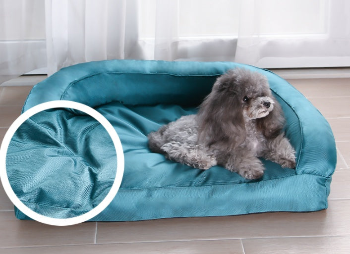 HKM-6389053 Removable and Washable Oxford Cloth Dog Bed for Small and Large Dogs, All Seasons, Medium Size