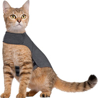 HKM-6389181 Summer Dark Gray Pet Vest for Dogs and Cats - Available in Sizes S, M, L, Made of Durable Polyester