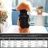 HKM-6389437 Adjustable Pet Cotton Vest with Traction for Comfort and Support