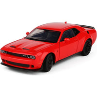 HKM-638995 1:32 Scale Dodge Challenger Alloy Model Car with Pullback Action, Sound, and Light Features