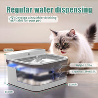 HKM-6390845 Automatic Pet Water Dispenser with Adjustable Flow Control