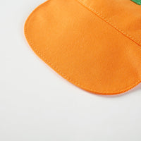HKM-6393405 Orange Monochrome Pet Sunshade Hat with Sunscreen Strap - Size S/M