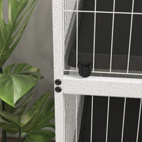 HKM-6394429 Spacious Multi-Tiered Small Animal Cage with Removable Tray and Hammock for Ferrets and Chinchillas
