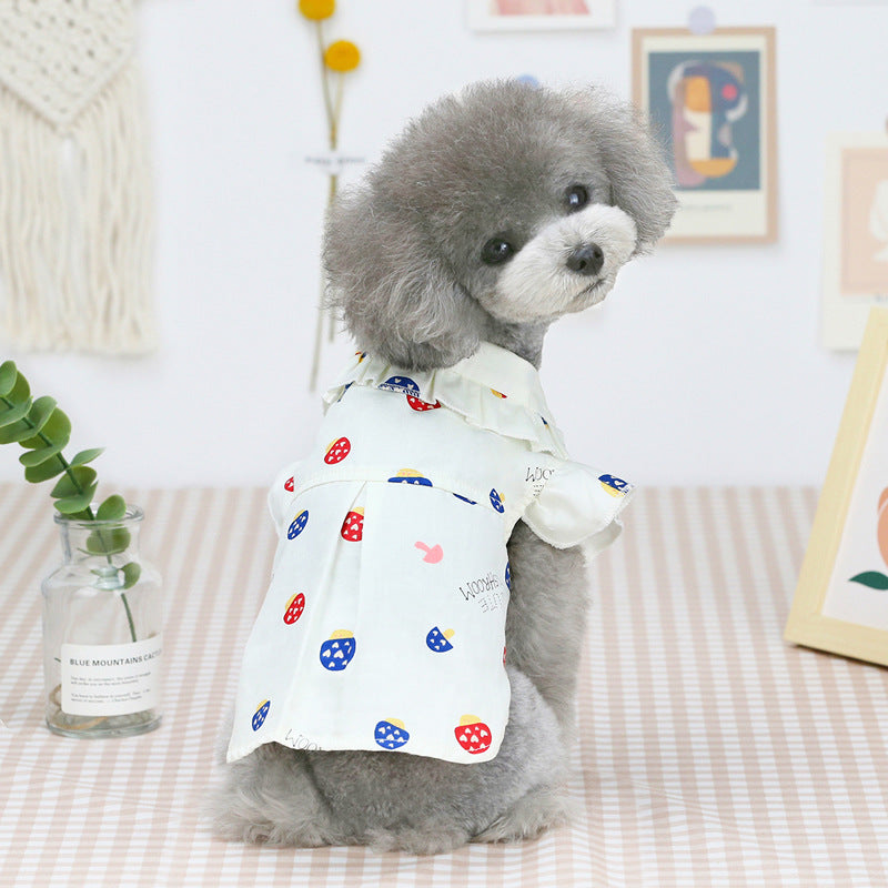 HKM-6394941 Lightweight Cotton Spring/Summer Clothes for Dogs and Cats in Multiple Sizes