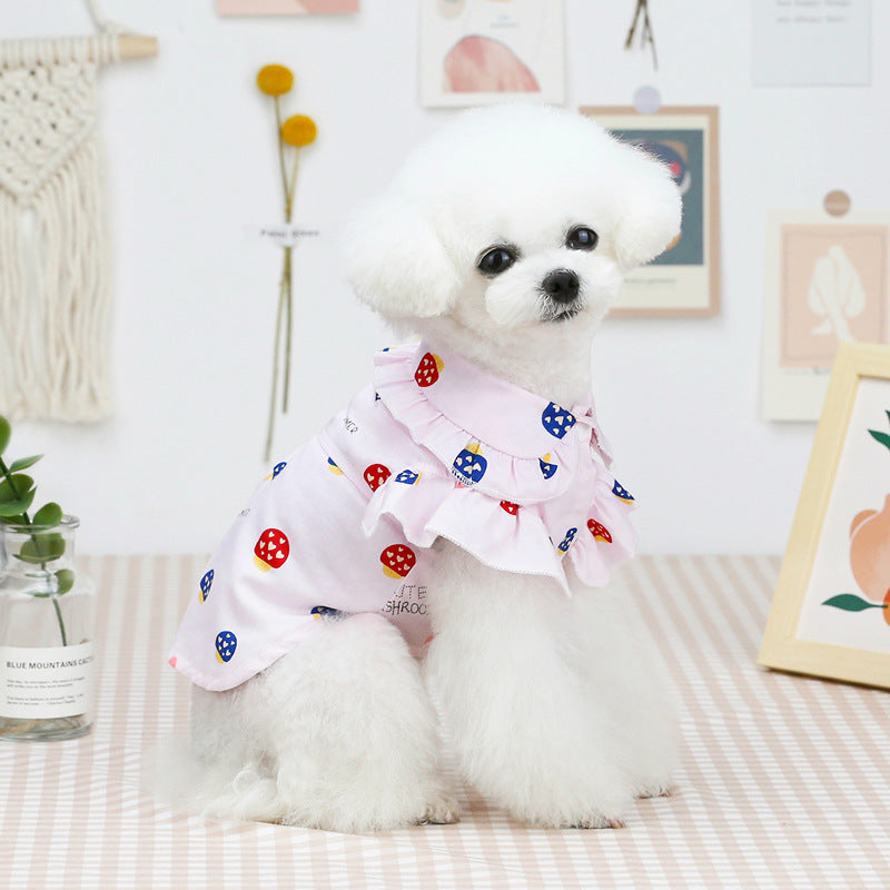 HKM-6394941 Lightweight Cotton Spring/Summer Clothes for Dogs and Cats in Multiple Sizes