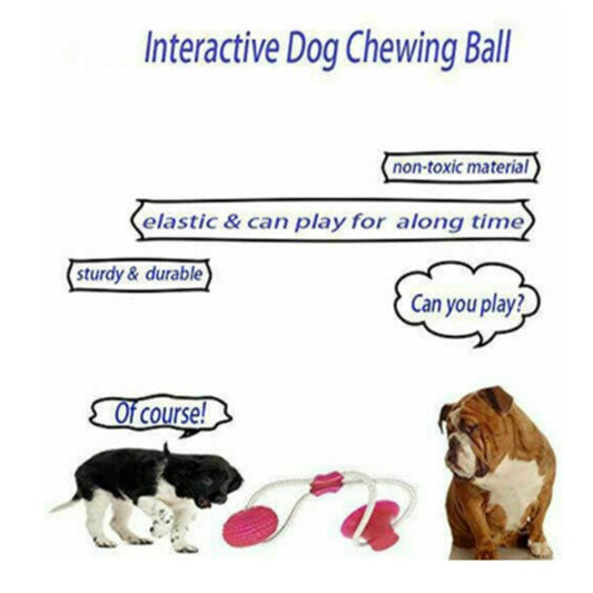 HKM-6395581 Multifunctional Interactive Dog Molar Bite Toy for Relieving Boredom and Strengthening Bond