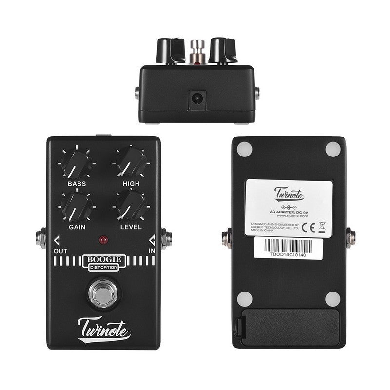 HKM-639571 Chorus Digital Monoblock Effect Pedal - Metal Construction, 1/4" Mono Input/Output, Battery or DC Powered