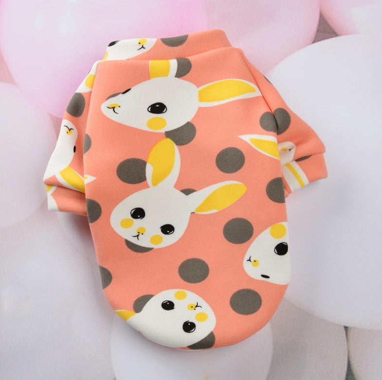 HKM-6395837 Cozy Polyester Pet Clothes for Small Dogs - Autumn/Winter Collection