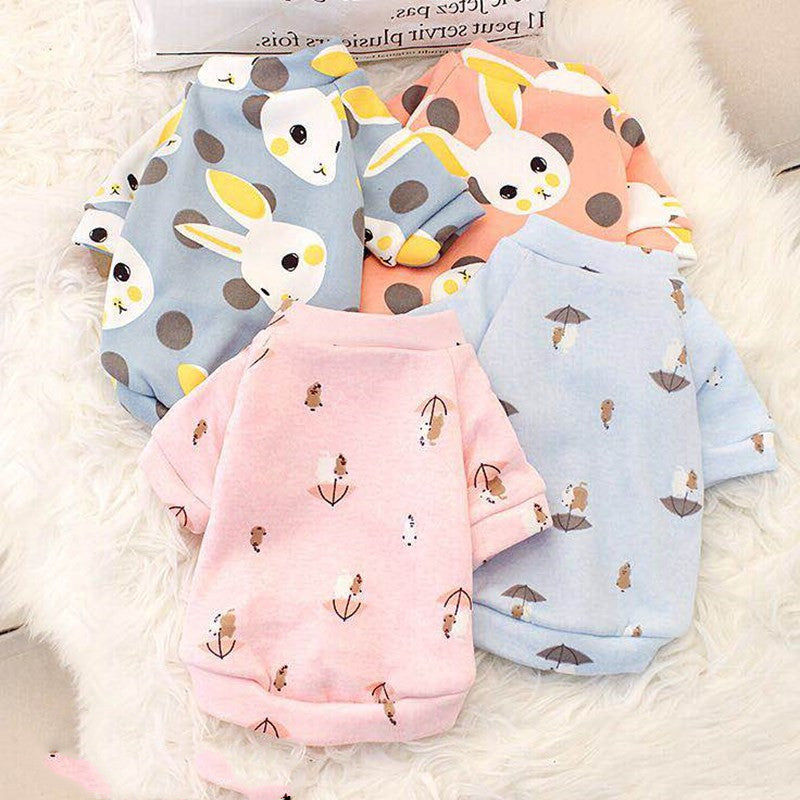 HKM-6395837 Cozy Polyester Pet Clothes for Small Dogs - Autumn/Winter Collection
