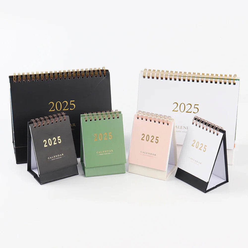 HKM-639635 Creative Portable Desktop Calendar for Office Use - Small Annual Planner