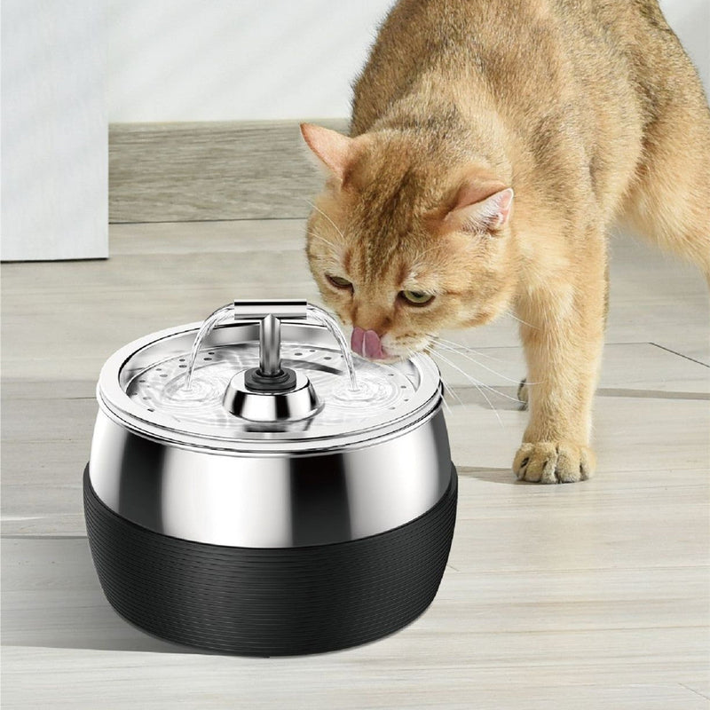 HKM-6396605 Stainless Steel Pet Water Dispenser with Multiple USB Interface Standards
