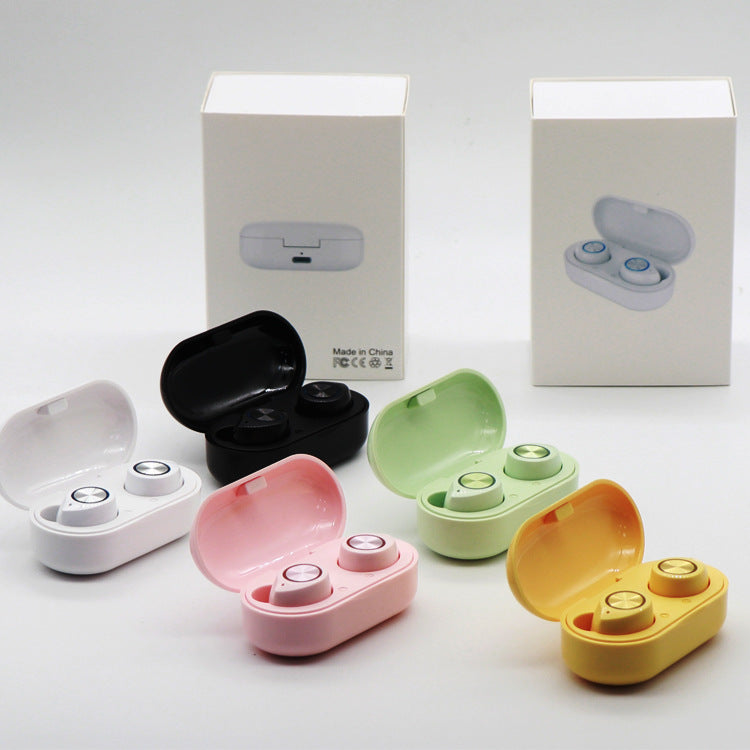 HKM-639699 Wireless Bluetooth Earphones with 15m Range, Stereo Sound, Call Function, In-Ear Design