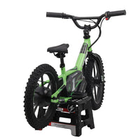 HKM-639763 Electric 16-Inch Balance Bike for Kids with Leather Saddle and Adjustable Speed