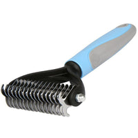 HKM-6398013 Dual-Sided Grooming Brush for Dogs and Cats - Deshedding Tool for Effective Fur Removal