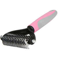 HKM-6398013 Dual-Sided Grooming Brush for Dogs and Cats - Deshedding Tool for Effective Fur Removal