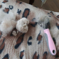 HKM-6398013 Dual-Sided Grooming Brush for Dogs and Cats - Deshedding Tool for Effective Fur Removal