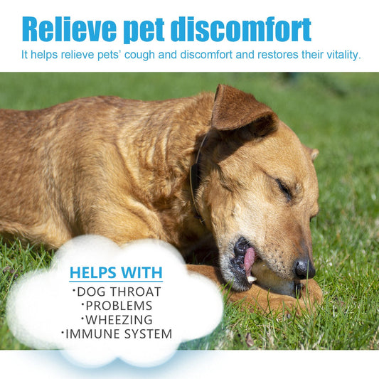 HKM-6398397 Herbal Cough Relief Drops for Pets with Natural Extracts, 60ml