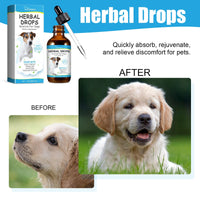 HKM-6398397 Herbal Cough Relief Drops for Pets with Natural Extracts, 60ml