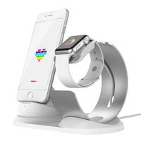 HKM-640019 Dual-Purpose Aluminum Alloy Charging Stand for Convenience and Style