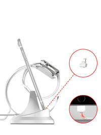 HKM-640019 Dual-Purpose Aluminum Alloy Charging Stand for Convenience and Style