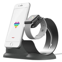 HKM-640019 Dual-Purpose Aluminum Alloy Charging Stand for Convenience and Style