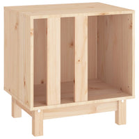 HKM-6400573 Solid Pine Wood Dog House with Multiple Size Options - Comfortable Cozy Shelter for Pets