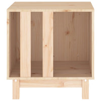 HKM-6400573 Solid Pine Wood Dog House with Multiple Size Options - Comfortable Cozy Shelter for Pets