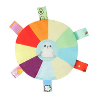 HKM-6401341 Interactive Plush Dog Toy - Sound Frisbee in Duckling, Chicken, Shark, Seal Designs