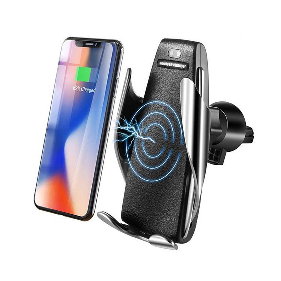HKM-640211 Wireless Car Charger with Intelligent Induction for Qi-Compatible Devices