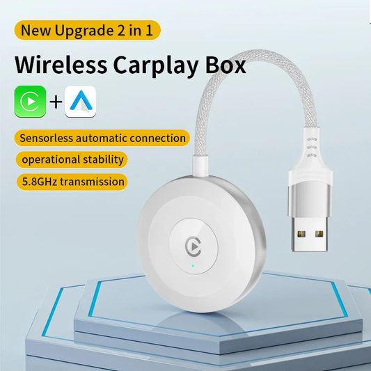 HKM-640403 Wireless CarPlay Adapter for iPhone - Convert Wired to Wireless CarPlay Functionality