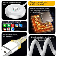 HKM-640403 Wireless CarPlay Adapter for iPhone - Convert Wired to Wireless CarPlay Functionality