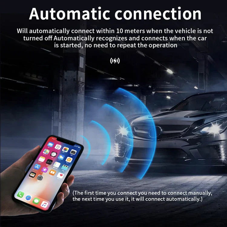 HKM-640403 Wireless CarPlay Adapter for iPhone - Convert Wired to Wireless CarPlay Functionality