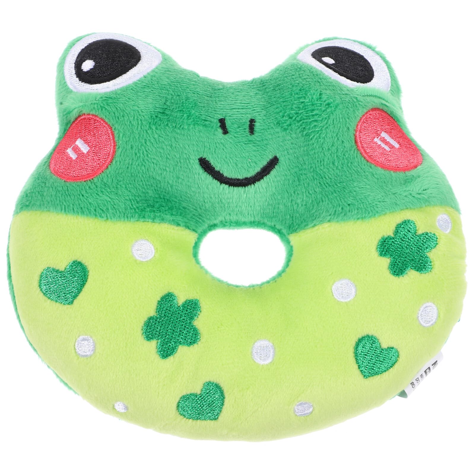 HKM-6405949 Plush Donut Sound Toy for Small and Medium Pets - Bear, Unicorn, Frog Designs
