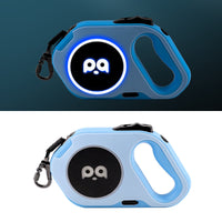 HKM-6406077 LED Retractable Dog Leash with Light - USB Rechargeable, Multiple Colors Available
