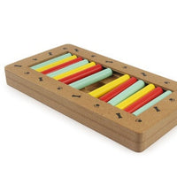 HKM-6407101 Multi-Functional Wooden Puzzle Toy for Dogs - Paw Print & Bone Design