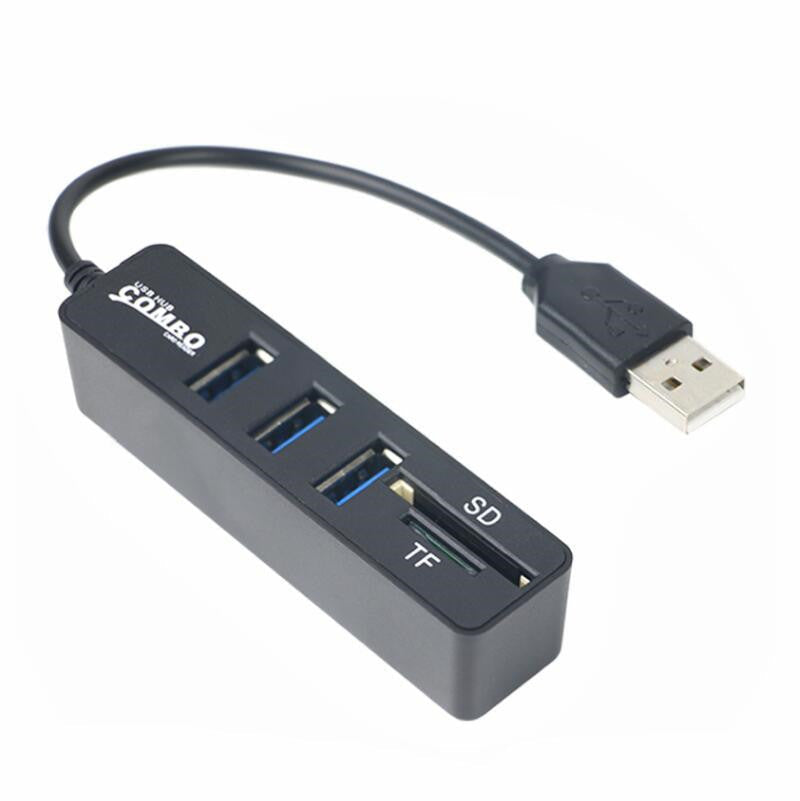 HKM-640723 Multi-Function USB 2.0 Hub with 6 Interfaces Including Type-C and Android Ports