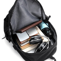 HKM-640723 Waterproof 17 Inch USB Laptop Backpack for Students and Travellers - Casual Leisure Bag for Men