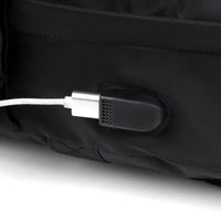 HKM-640723 Waterproof 17 Inch USB Laptop Backpack for Students and Travellers - Casual Leisure Bag for Men