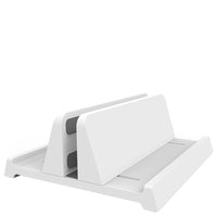 HKM-640851 Aluminum Alloy Vertical Storage Base for Laptops, Tablets, and Mobile Phones – Adjustable Width Options