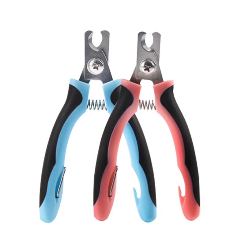 HKM-6410045 Pet Nail Clippers for Dogs, Cats and Small Animals with File - Ergonomic Design for Safe and Easy Trimming