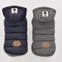 HKM-6410429 Cozy Small Pet Cotton Jacket with Lamb Wool Lining for Autumn and Winter