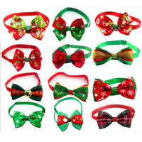 HKM-641043 Handmade Pet Bow Tie Collar - Adjustable Ribbon Design for All Pets (20-36cm)